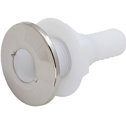 Стакан дренажный CIM 19 мм (3/4'') с клапаном пластик, нерж (3411-2102)